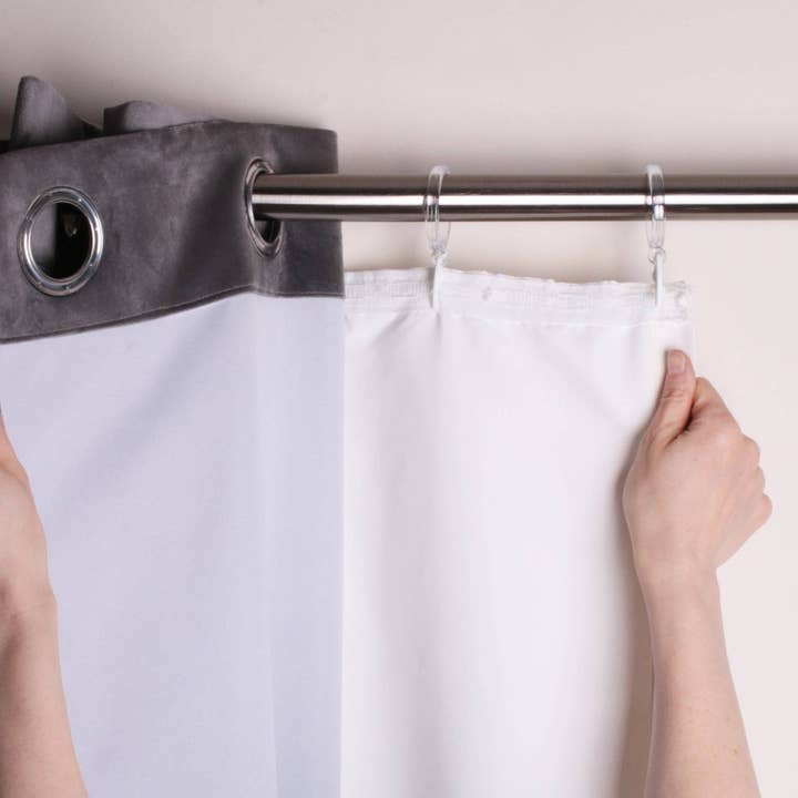 UW Home – wholesale Curtain – Blackout Lining Eyelet Blackout Lining by Fusion in White