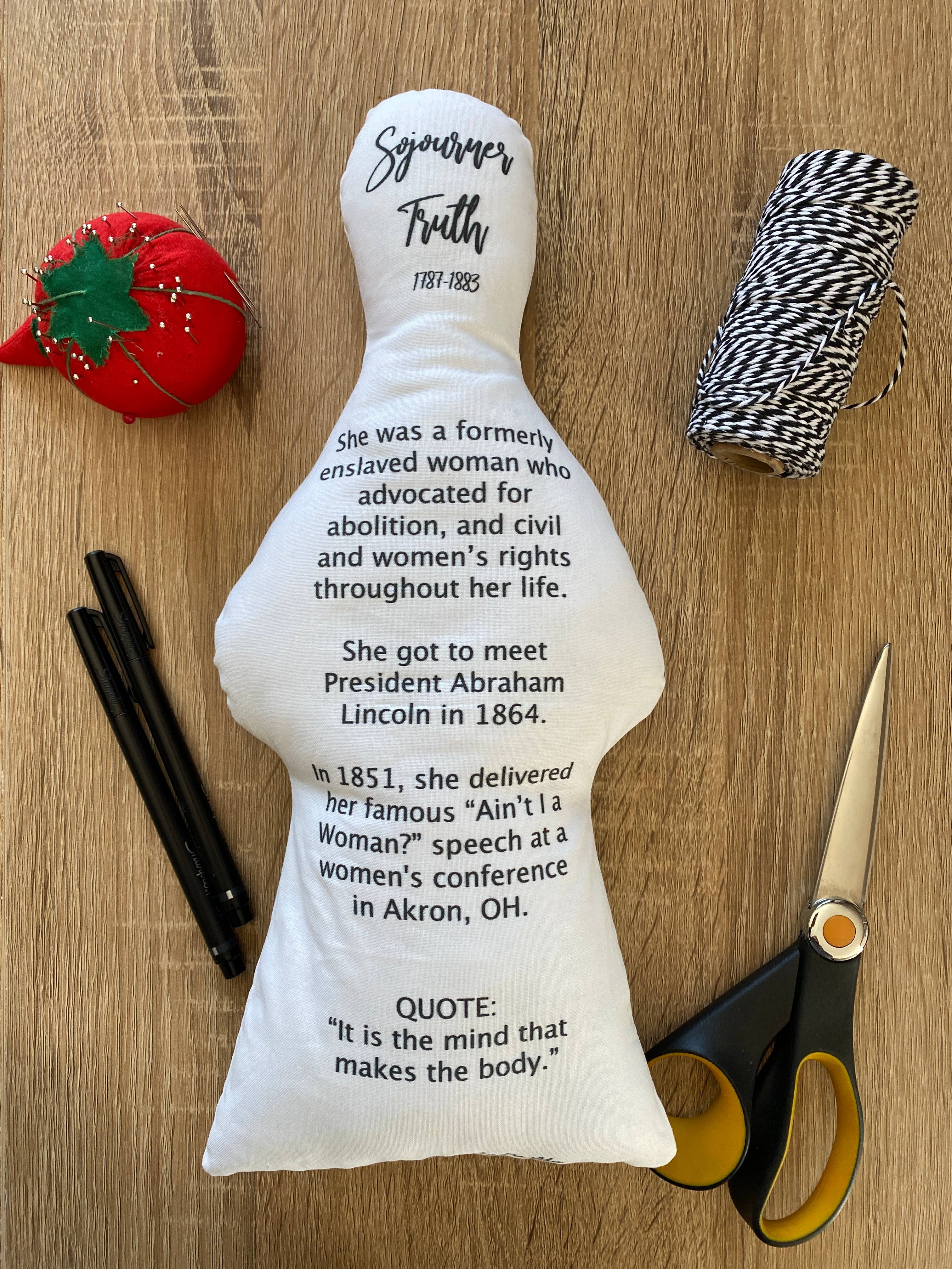 Sewcial Studies – Kit de costura artesanal por atacado – Tecido de boneca Sojourner Truth DIY2