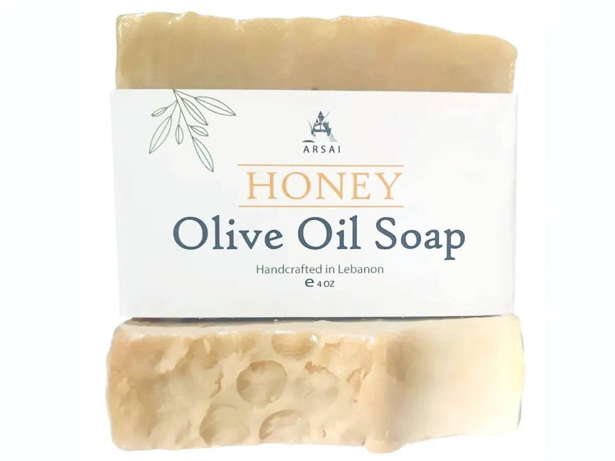Arsai Soap - Wholesale Bar Soap - Honey - Pure Olive Oil Soap Bar - Handcrafted - All-Natural - Moisturizing & Soothing - 4oz - For All Skin Types - Unisex1