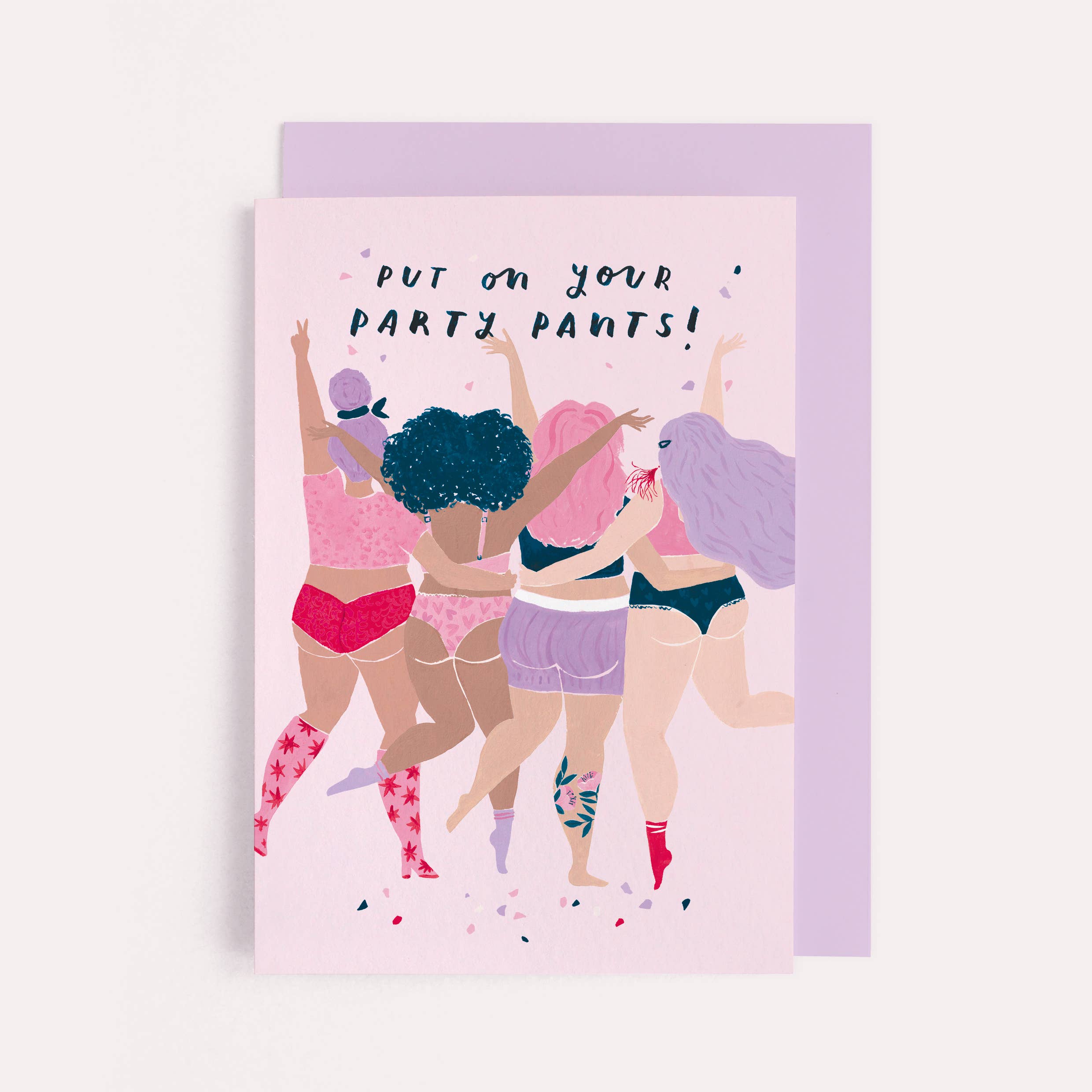Birthday Card A6 // Party Pants // Greeting Card // Gift Card // Funny // Just to Say