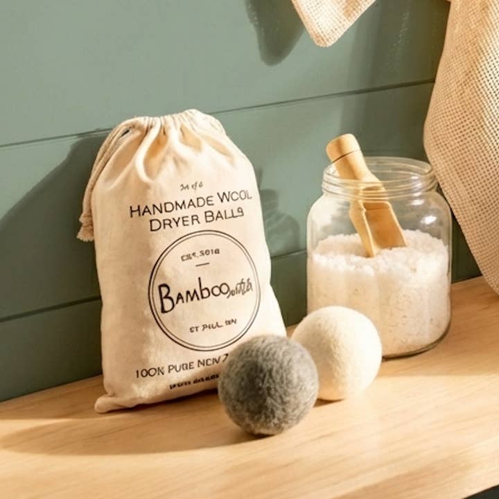 Bamboo Switch – wholesale Dryer balls – Set of 6 Organic Wool Dryer Balls | Faire Market Bestseller1