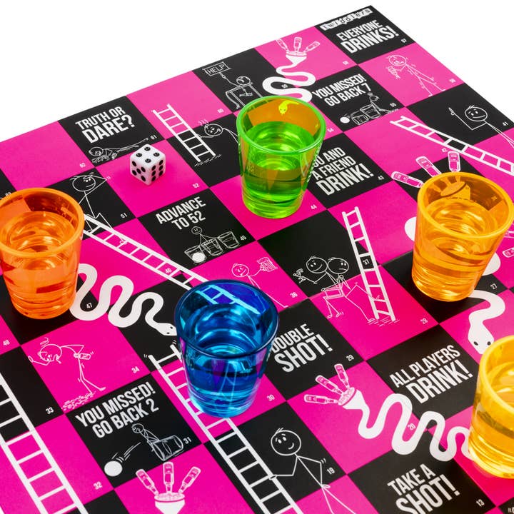 The Twiddlers – wholesale Board game – The Ultimate Adult Drinking Game: Funnels & Ladders