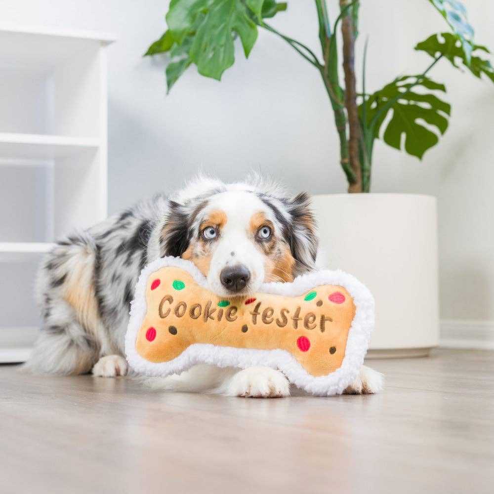 Huxley & Kent – Großhandel Plüschtier – Hund – Cookie Tester Knochen-Hundespielzeug1