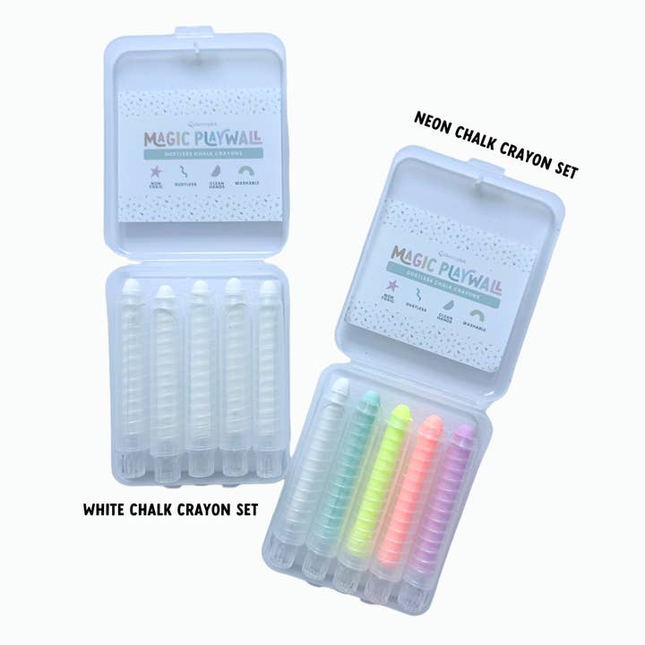 Cherrypick - Wholesale Magnet - Kids & Baby - Dustless Chalk Crayons + Magnetic Holder Bundle for Magic Playwall1