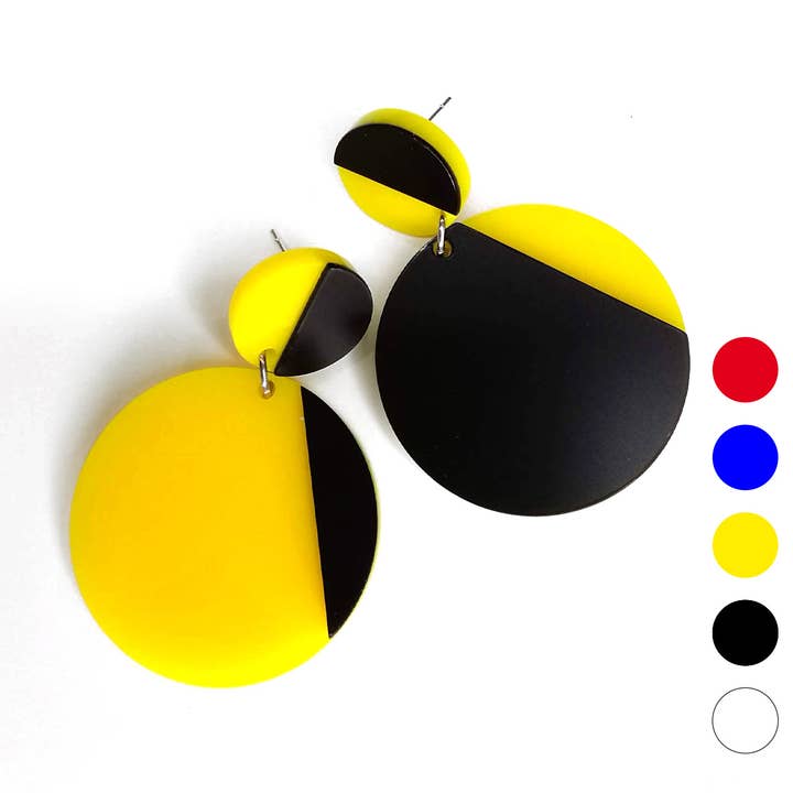 LYLY PC akryl örhängen PRIMÄRA FÄRGER för wholesale av ALEX+SVET