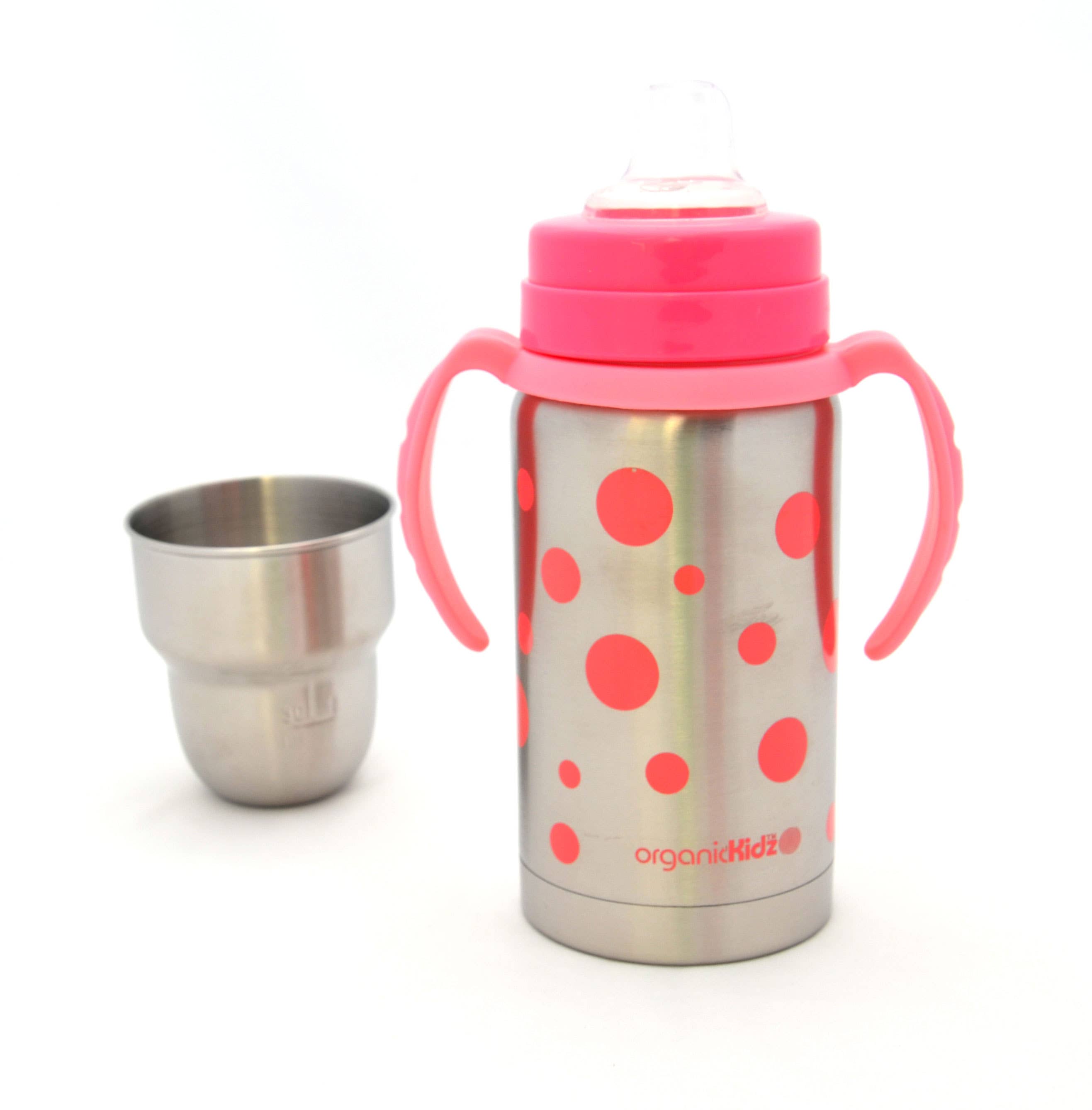 Joli Monde - Wholesale Baby Bottle - GL 220ml Insulated Evolution Kit Rose Organic Kidz1