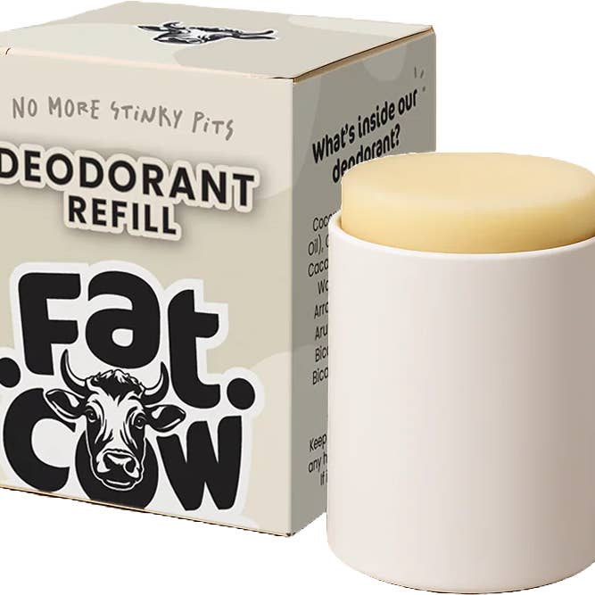 Non-Toxic Natural Deodorant Refill | Eco Friendly for wholesale by Fat Cow Skincare