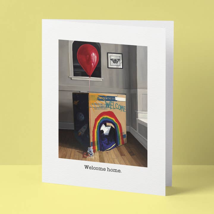Carte de vœux « Bienvenue à la maison » pour la vente par Betsie Studios