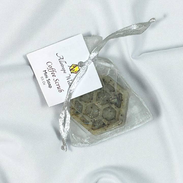 Allotrope Wellness, Inc. - Wholesale Bar Soap - Coffee Scrub Exfoliating Soap Mini0