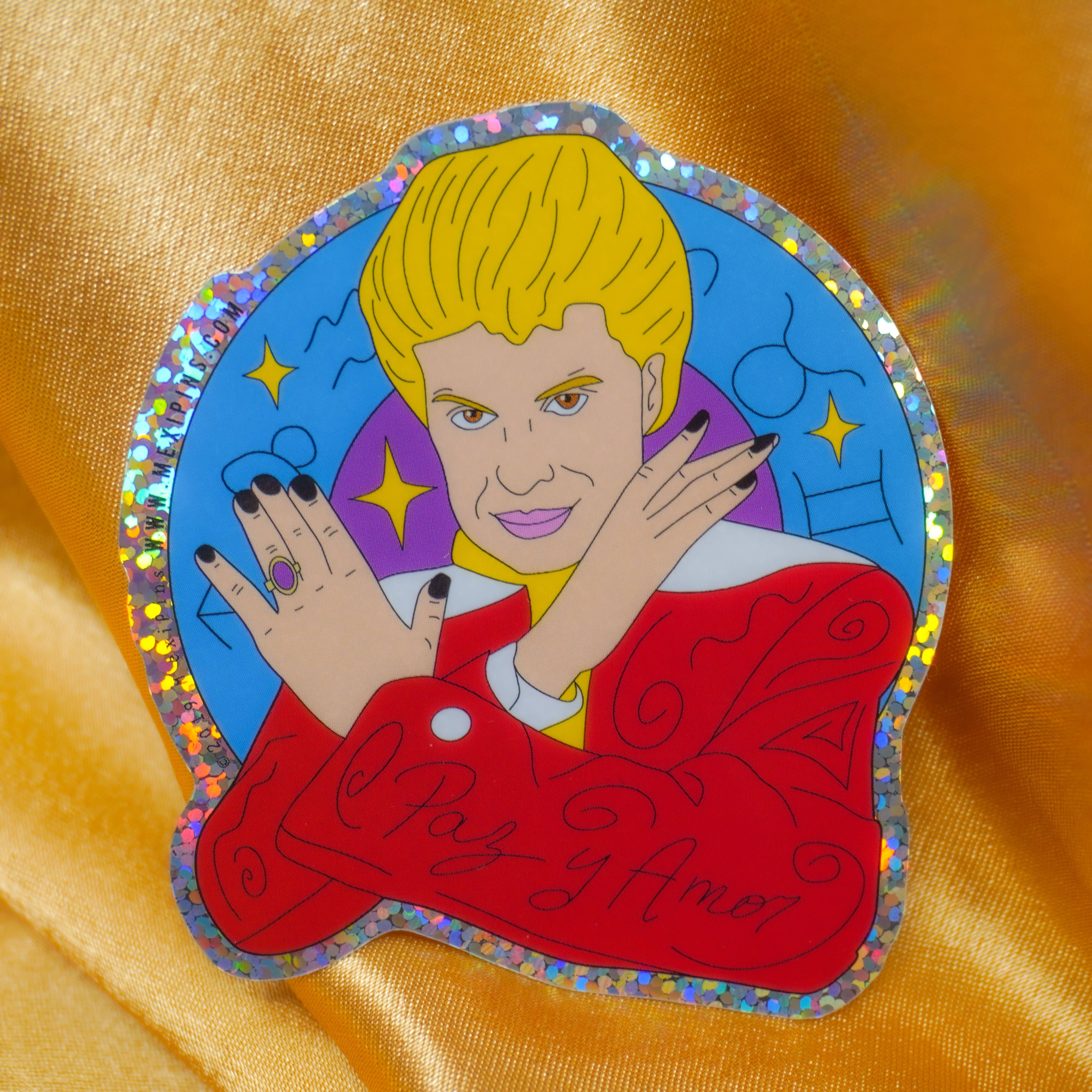 PARTIMEWORKS - Vente Autocollant - Walter Mercado Horoscope Autocollant 3"2