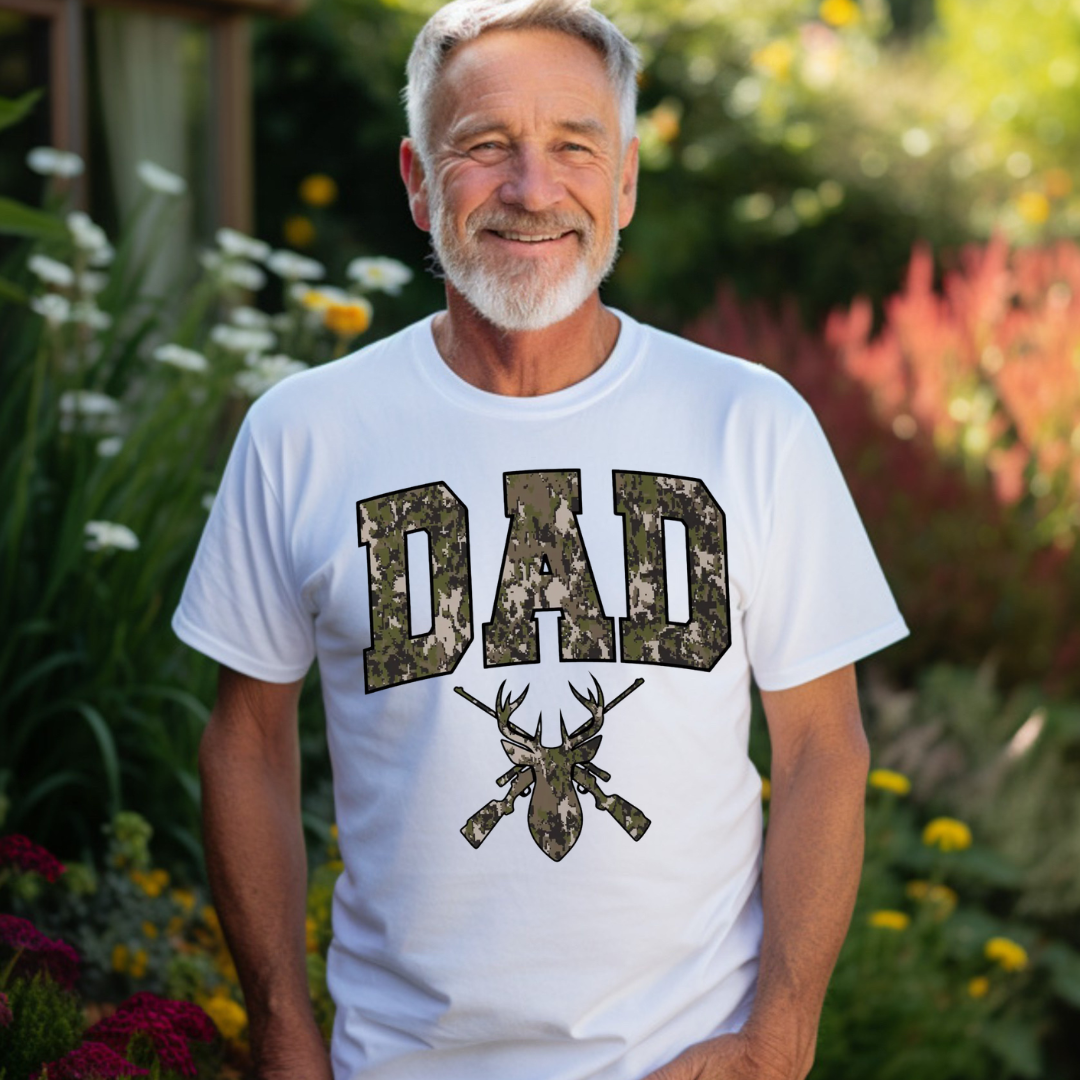 Small Biz Shipping Co – Großhandel Sublimationsrohling – DTF Vollfarbtransfer - Camo Dad Hunting0