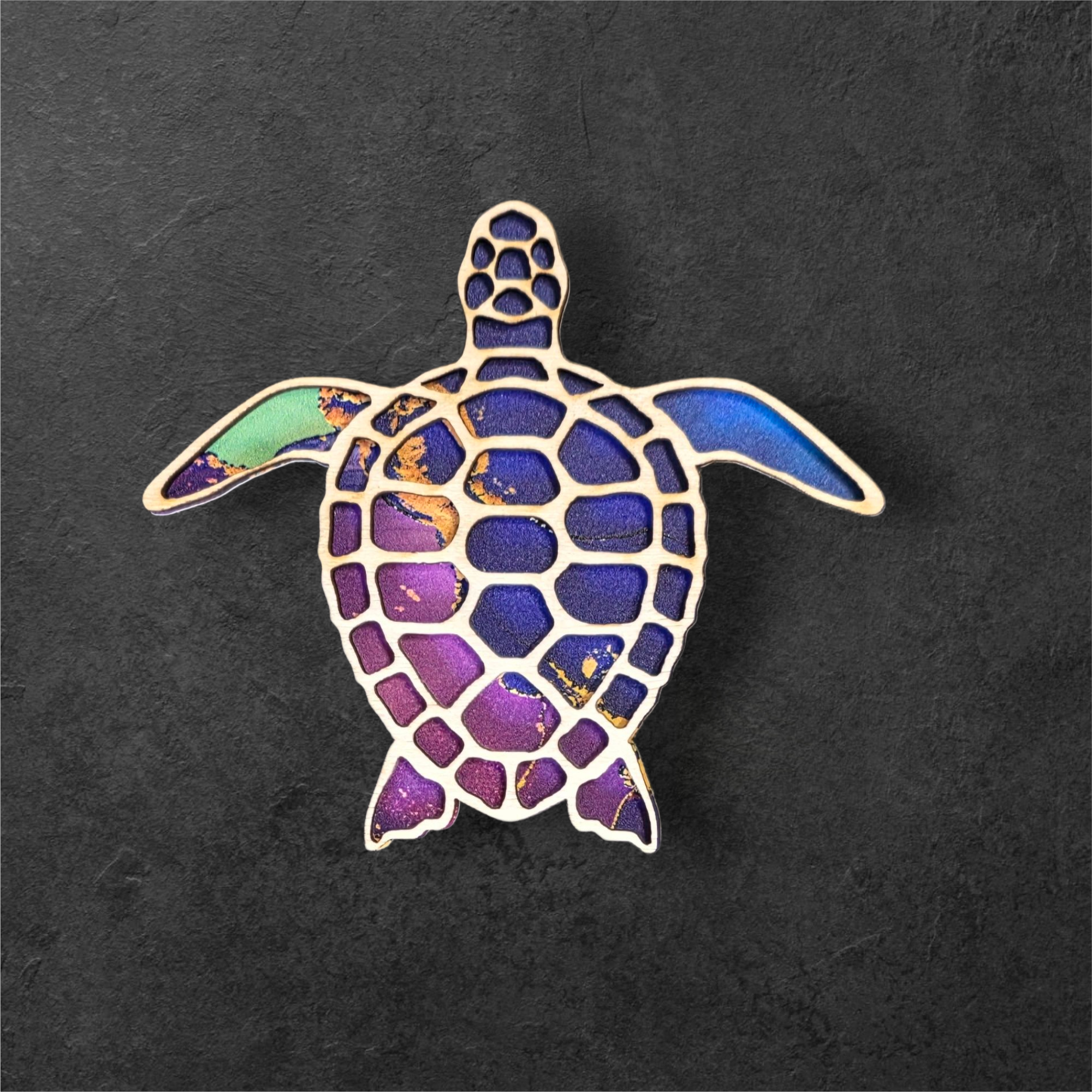 Gulf Coast Custom - Wholesale Magnet - Sea Turtle Magnet 3.5" - Made in USA - Coastal Fridge Decor2
