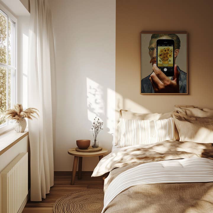 Dikhotomy - Wholesale Art Print - Impression of Sunflowers Selfie art4