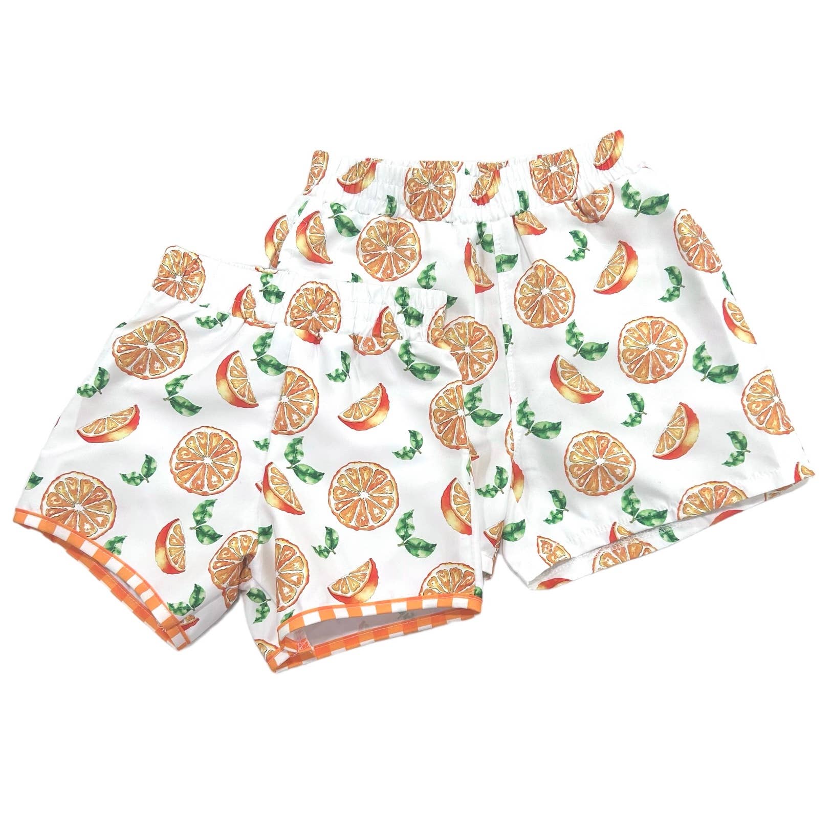 Sugar Bee Clothing - Wholesale Swim Shorts - Kids - Boys Summer Swim Shorts - Oranges2