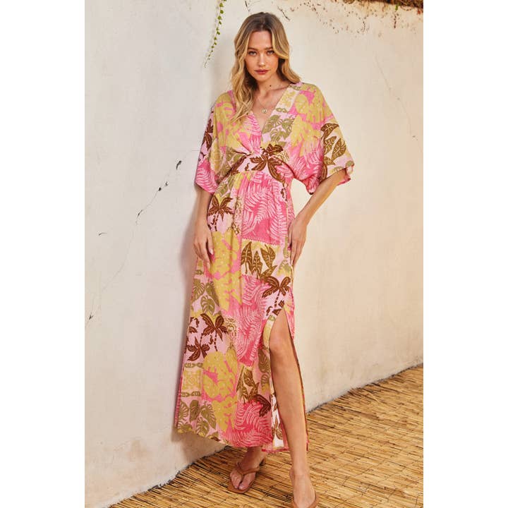 HIBISCUS CRUSH Moon Magic Resort Maxi Dress for wholesale on Faire