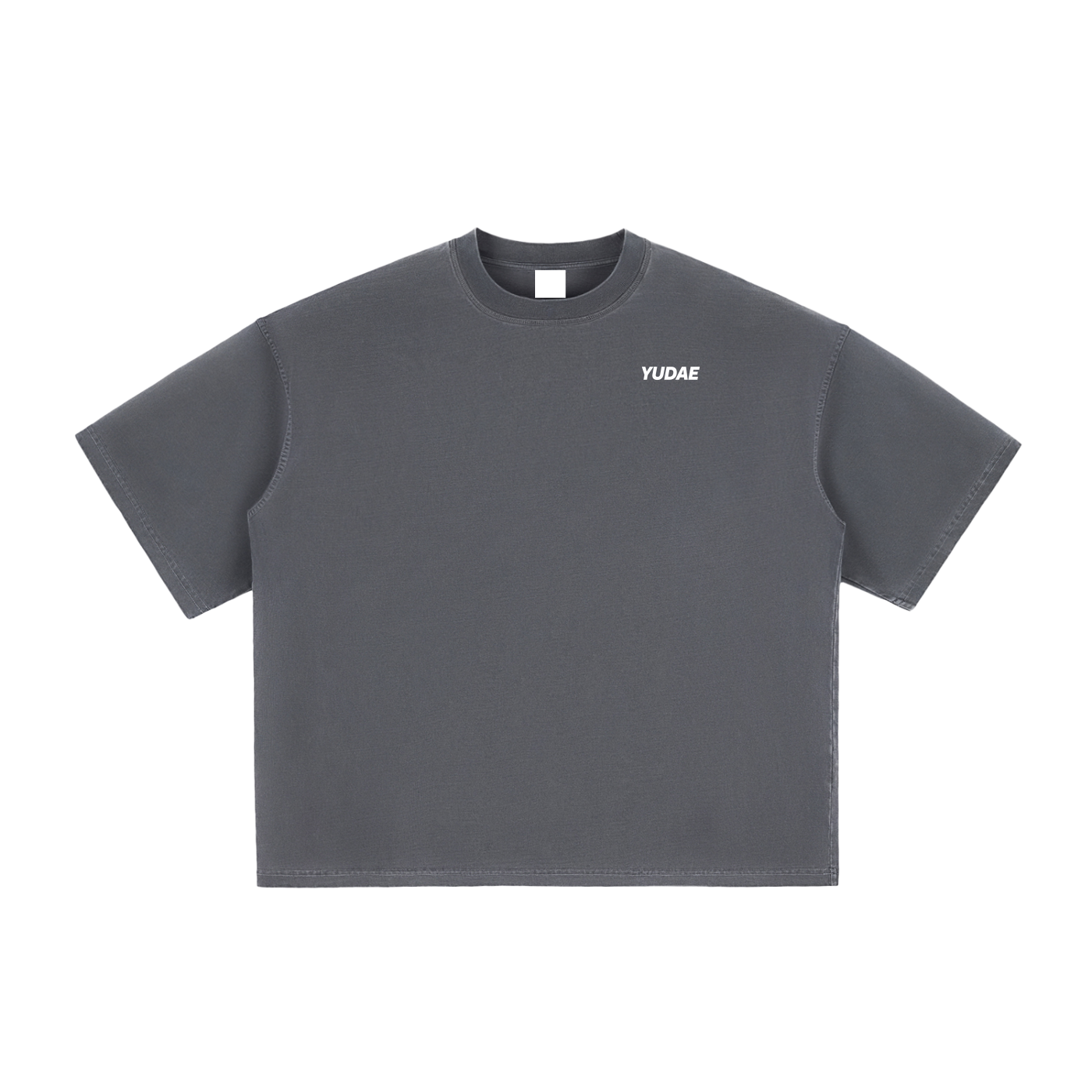 YUDAE - Wholesale Screen Printed T-Shirt - Unisex - Inhale/Exhale Vintage Washed Boxy T-Shirt6