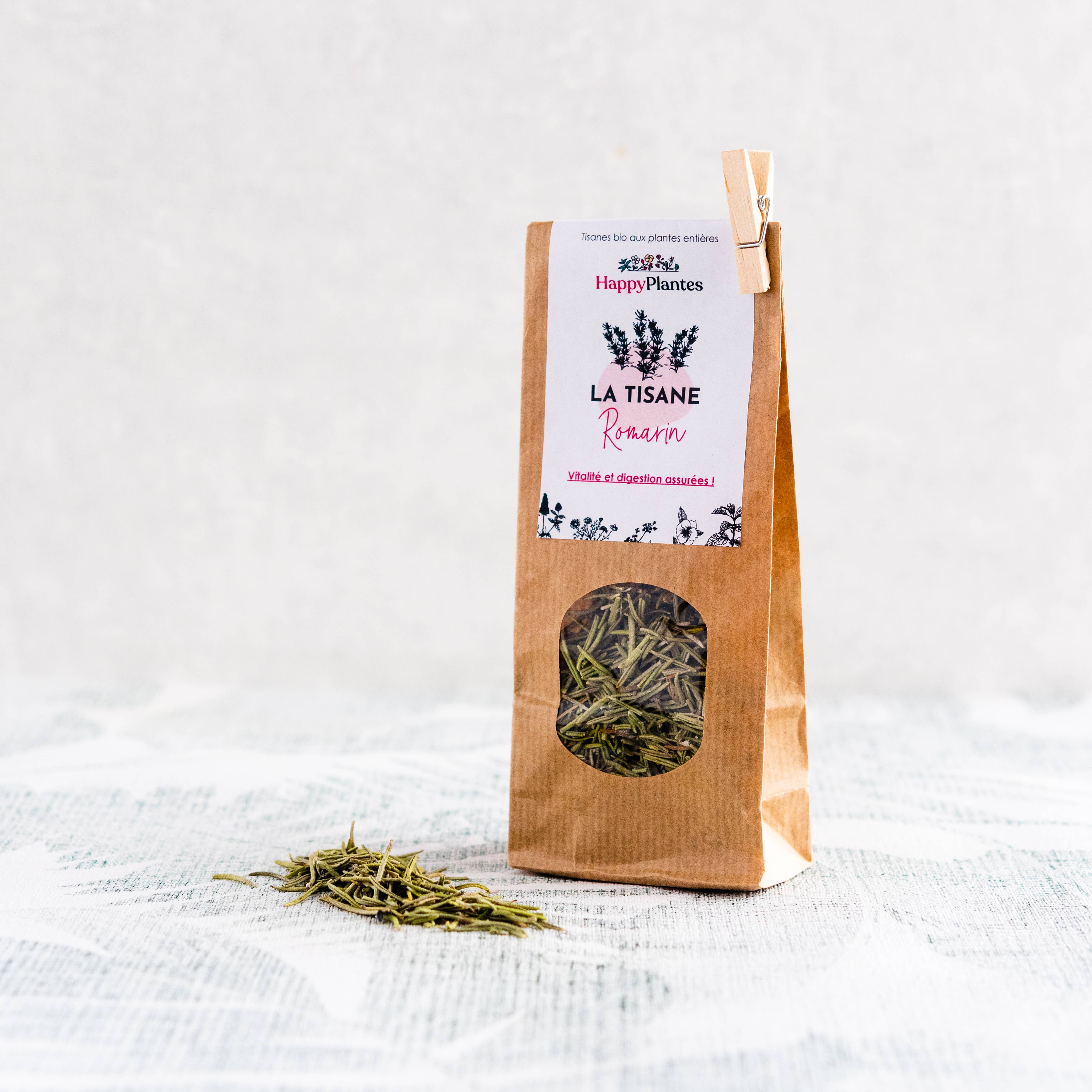 Happy Plantes - Wholesale Health/Detox Tea - Organic herbal tea Rosemary Tonus Digestion Detox liver, 30g0