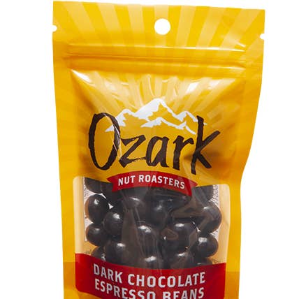 Ozark Nut Roasters - Wholesale Chocolate Covered Sweets - Dark Chocolate Espresso Beans - 3.5oz