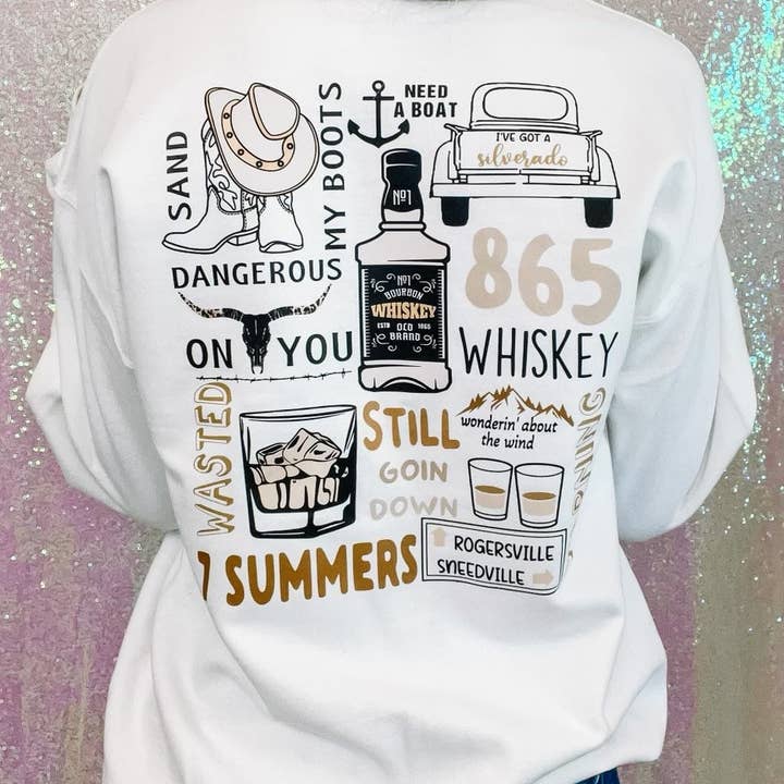 ZZ Threadz - Wholesale Graphic Sweatshirt - Women's - This Bottle Taste Like 865 Sweatshirt