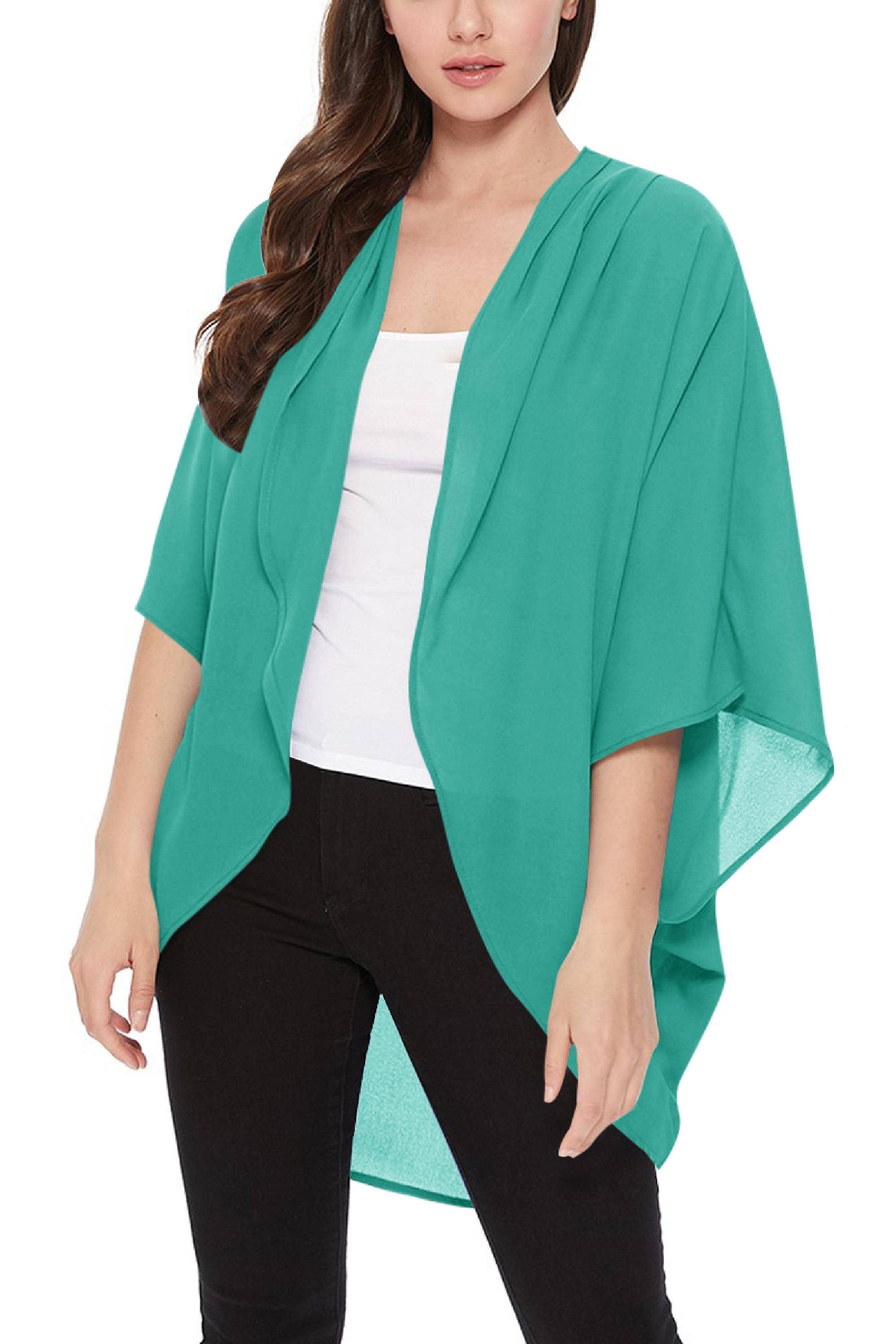 MOA COLLECTION - Wholesale Kimono - Women's - Solid Color Loose Fit Kimono Style Cardigan9