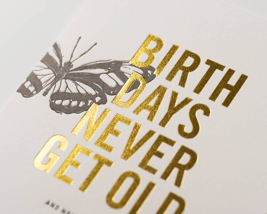 Woodsy Foxman - Vendita all'ingrosso Biglietti di auguri - Birthdays Never Get Old (Biglietto di compleanno)2