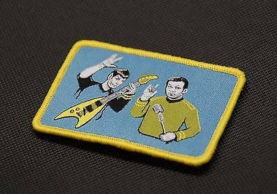 BritKitUSA - Wholesale Patch - Rock Out With Your Spock Out Woven Morale Patch Star Trek1
