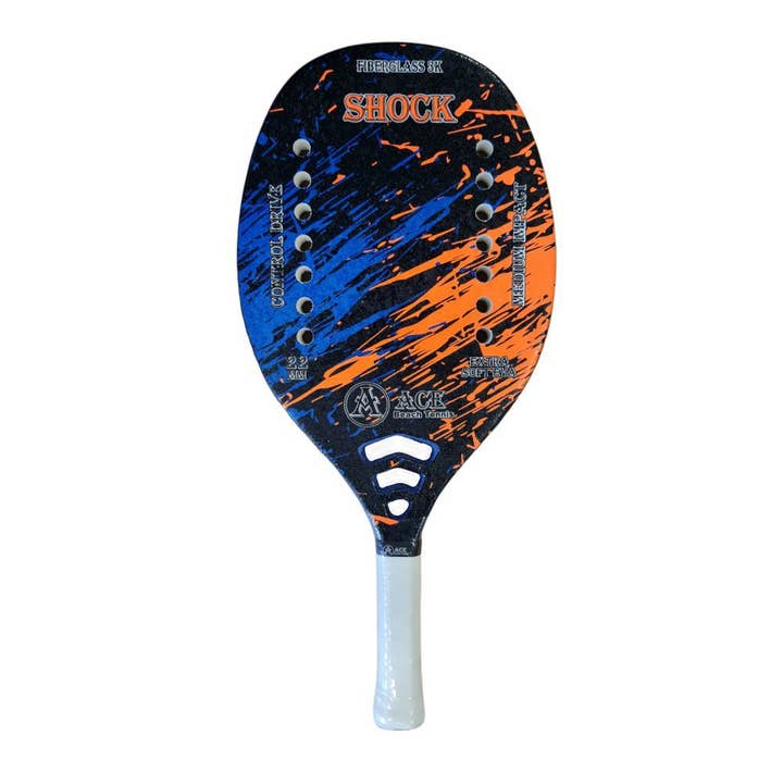 Beach Tennis Racket Shock Orange 2022 for wholesale by Ace Beach Tennis