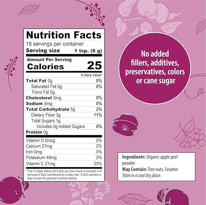 Organic Traditions - Wholesale Protein/Superfood Powder - Apple Peel Powder2