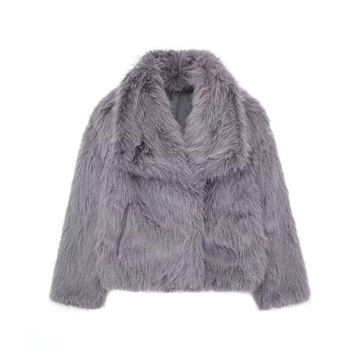 Marayn - Wholesale Fur/Faux Fur Coat - Women's - Luxury Faux Fur Coat European Chic Elegant Queen Style7