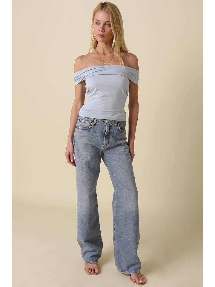 Olivaceous - Wholesale Knit Top - Women's - Leslie Off Shoulder Top15