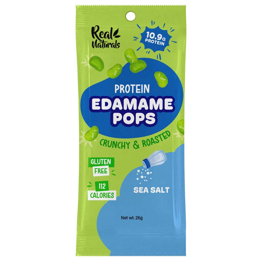 The Coconut Kitchen - Wholesale Puffed snack - Edamame Pops, Sea Salt, 26g0