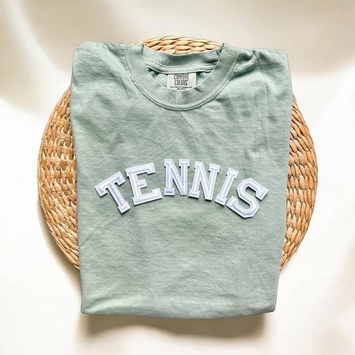 Comfort Colors Tennis Shirt, Tennis Club Clothes for wholesale by Threads And Needles, INC.