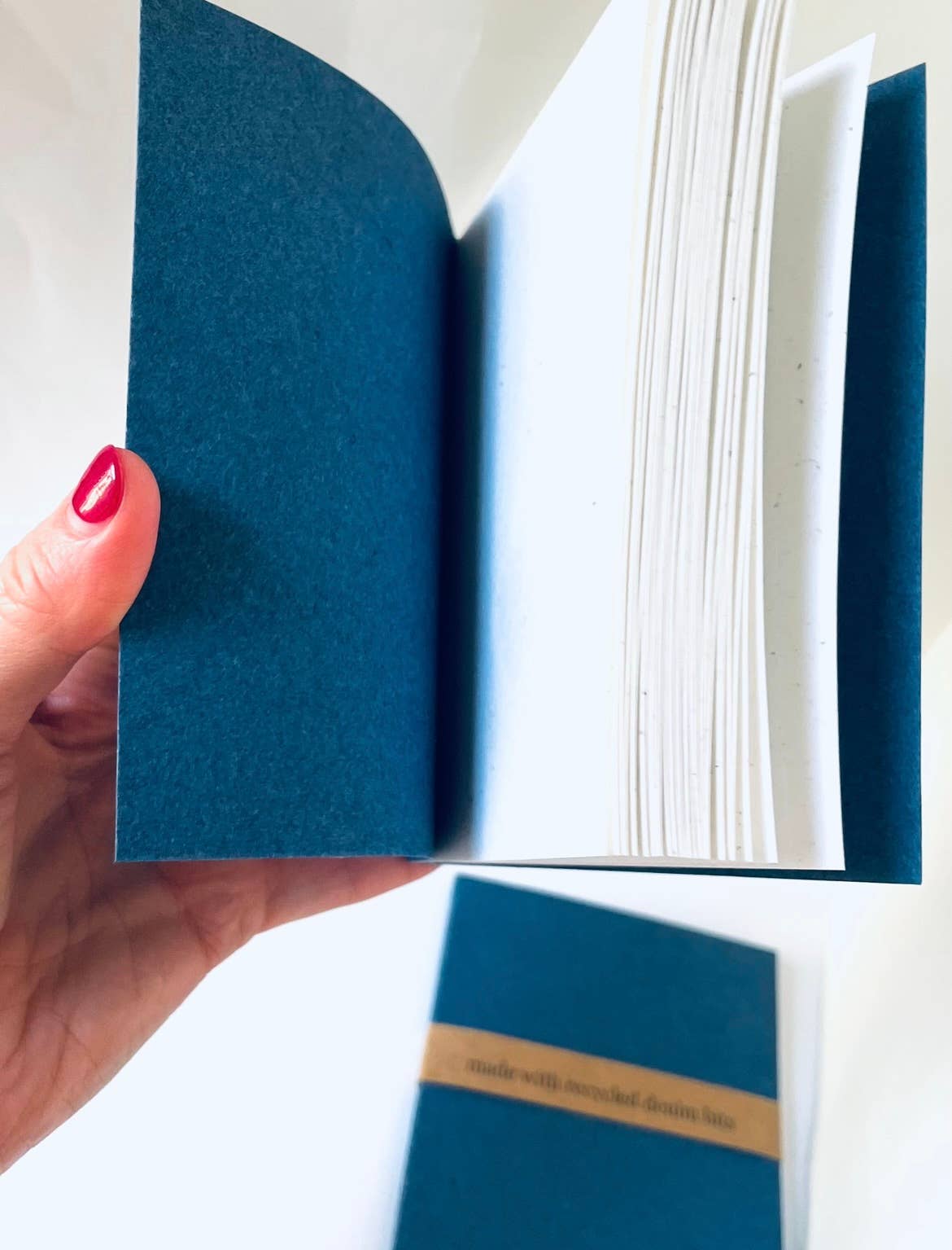 Atelier By Cat – wholesale Notebook – mini Recycled Denim Confetti Notebook Eco-Friendly 9