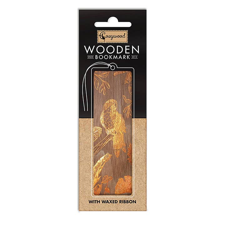 The Parrot Wooden Bookmark for wholesale by Cozywood