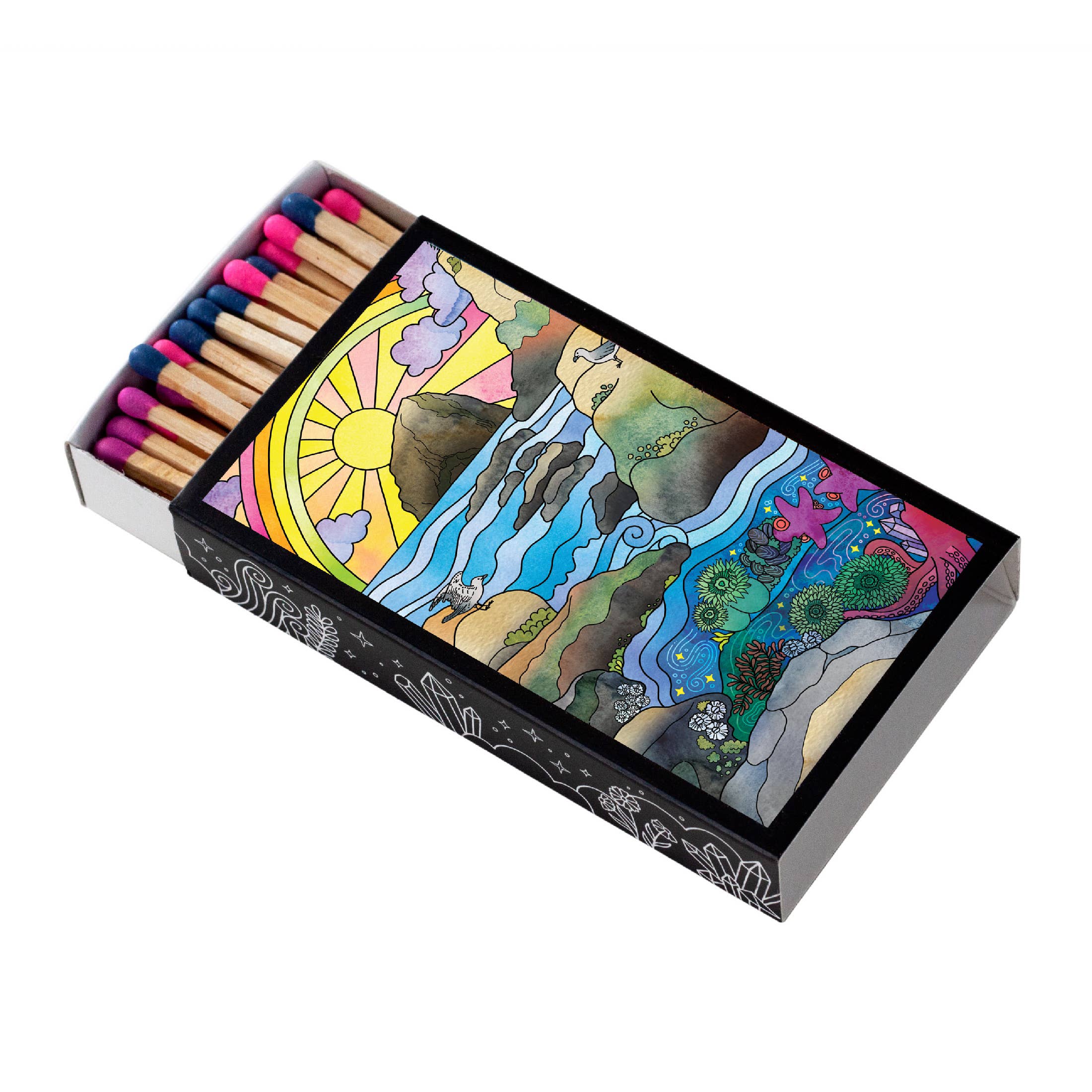 Rachel Beyer - Vente Allumettes - Haystack Rock - Boîte d'allumettes artistique de luxe1