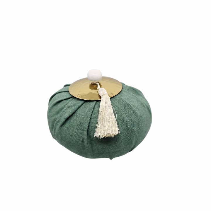 GRANDE bolsa perfumada de lino verde para venta al por mayor de Autour Du Parfum