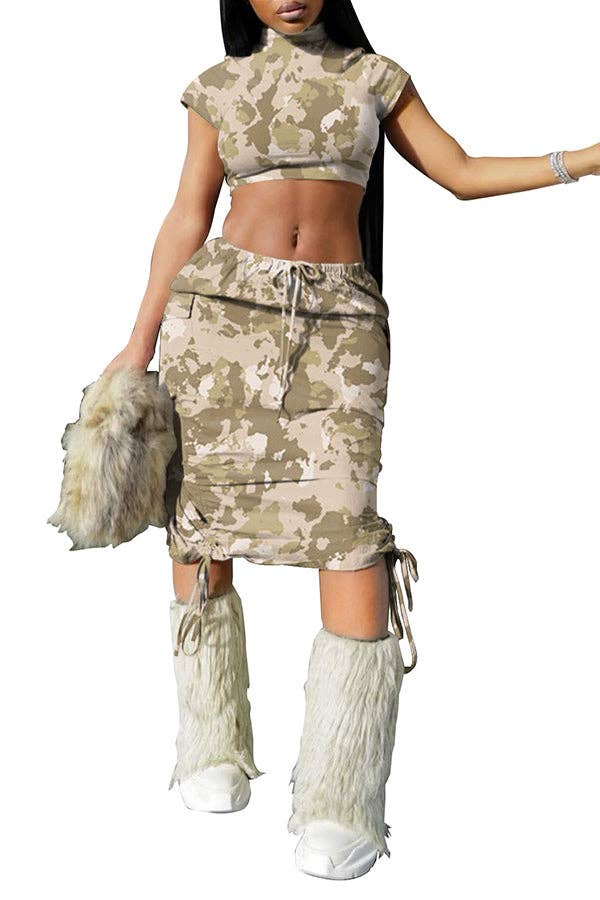 MB Fashion Wholesale - Wholesale Top & Skirt Set - Women's - MB FASHION 6 COLORS 2 PCs SET 1092LY1