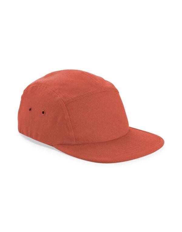Logo Free Clothing - Wholesale Flat Brim Cap - Unisex - Beechfield Canvas 5 Panel Camper Cap | Cotton | Flat Peak | Unisex | 5 Colours | One Size5