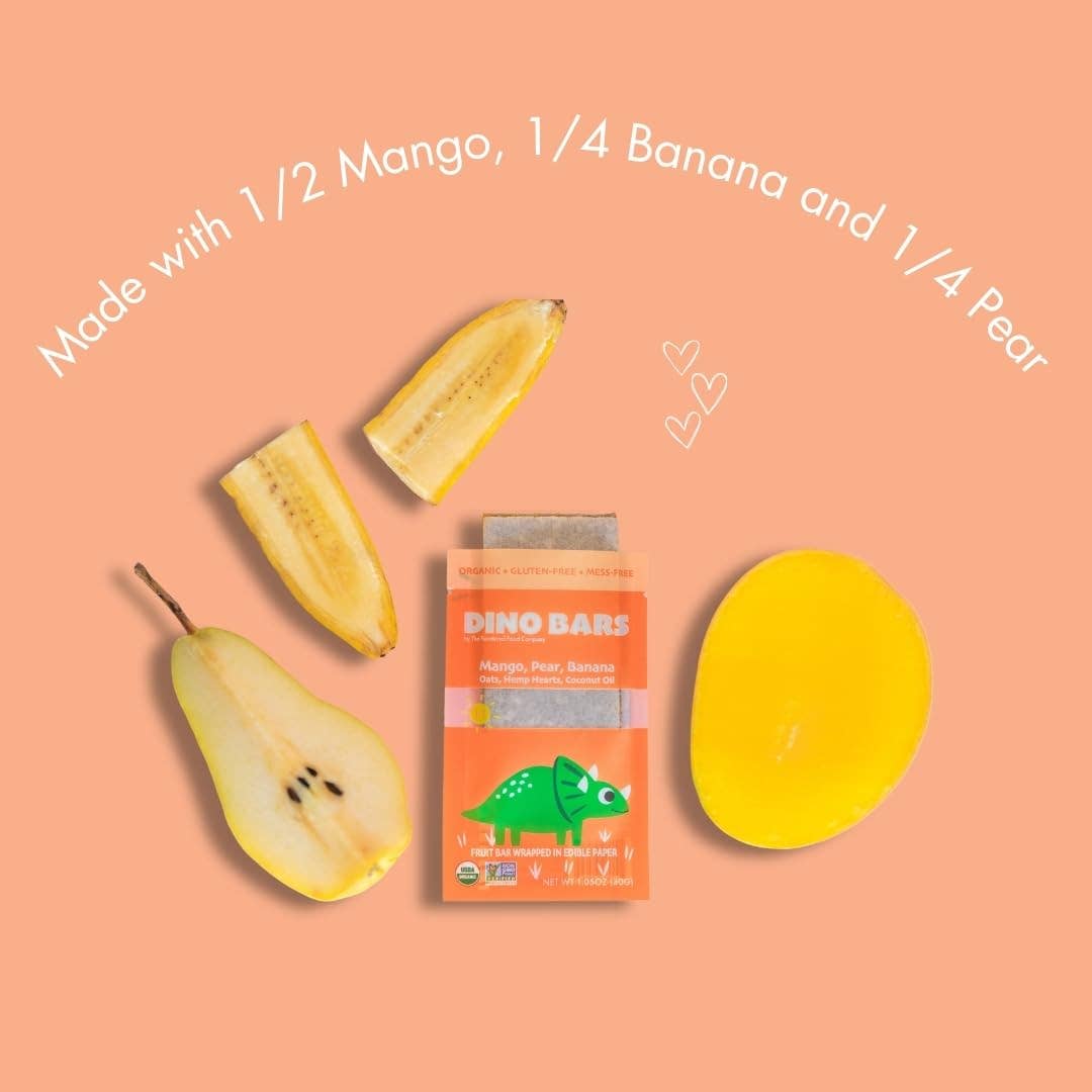 DINO BARS - Wholesale Snack Bar - DINO BARS Mango Bar | Retail Pack | 10 Unit4