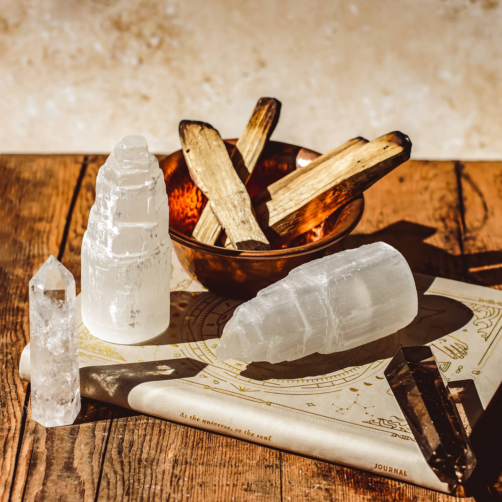 Mindful Living Co. - Wholesale Spirituele steen/kristal - Seleniet Torens – Kristallen (Klein, Medium & Groot)6