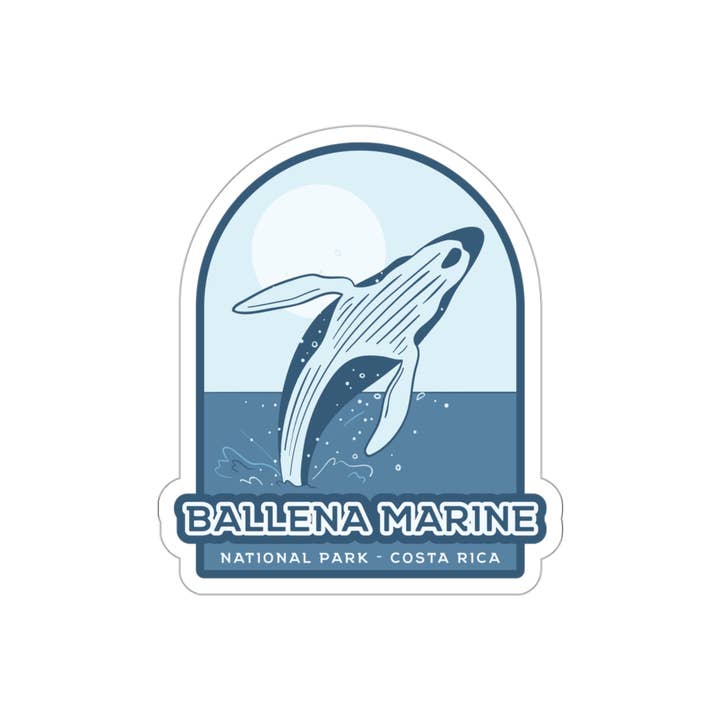 Trail Memories - Wholesale Sticker - Ballena Marine National Park - Costa Rica, Outdoor Sticker
