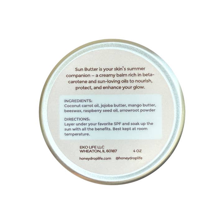 HoneyDrop - Wholesale Body Balm/Butter - Sun Butter – Body Butter for Natural Tanning (4 oz)2