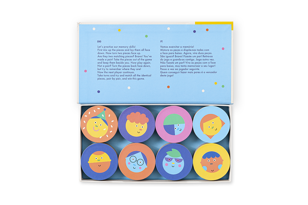 Edicare Editora, Lda. - Wholesale Brain Game - Kids - MEMO FACES1