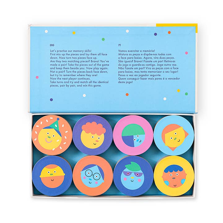 Edicare Editora, Lda. - Wholesale Brain Game - Kids - MEMO FACES1