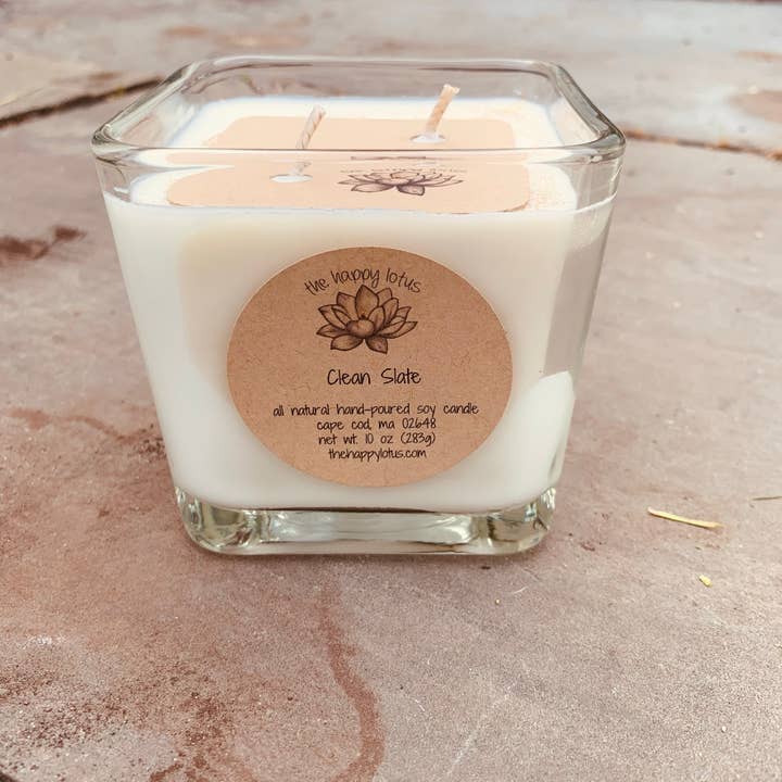 The Happy Lotus - Wholesale Jar/Filled Candle - Clean Slate Candles