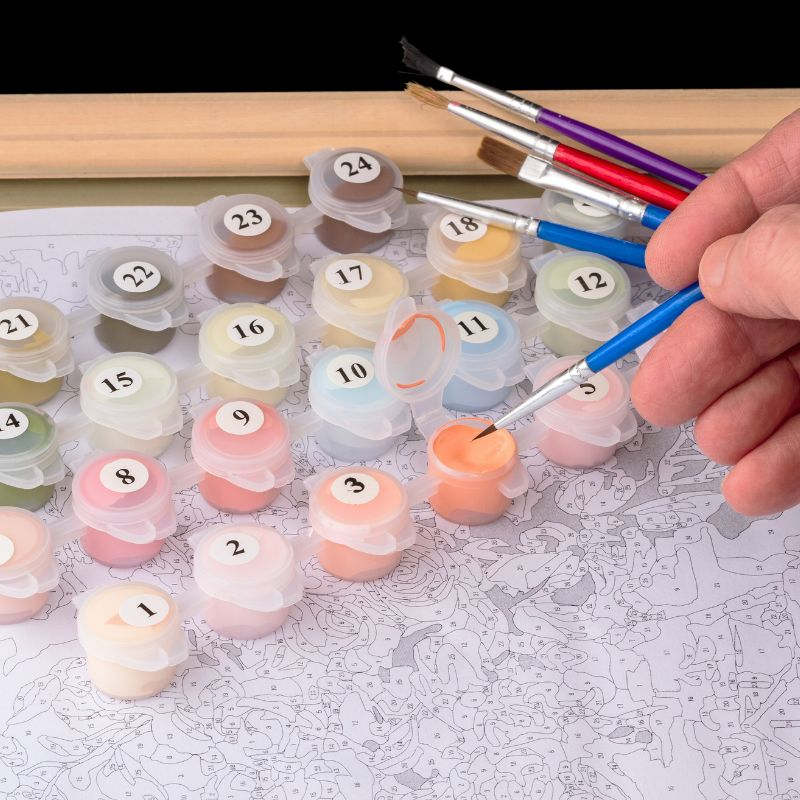 Paint Your Numbers - Wholesale DIY Craft Kit - Rain's Rustle4