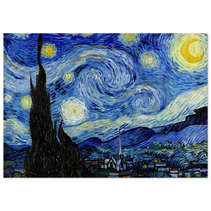 Art-O-Rama Shop - Vendita all'ingrosso Poster - Van Gogh - La notte stellata, poster dell'opera del 1889