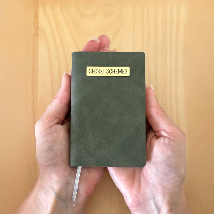 Write This Way - Wholesale Journal/Diary - Mini Memos™️ Journal|Secret Schemes Small Faux Leather Pocket Notebook1