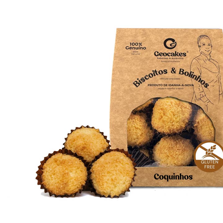 Gluten-free Coquinhos for wholesale by Geocakes