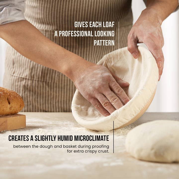 Kook - Wholesale Bread Pan - Kook 12 Piece Oval Proofing Set21